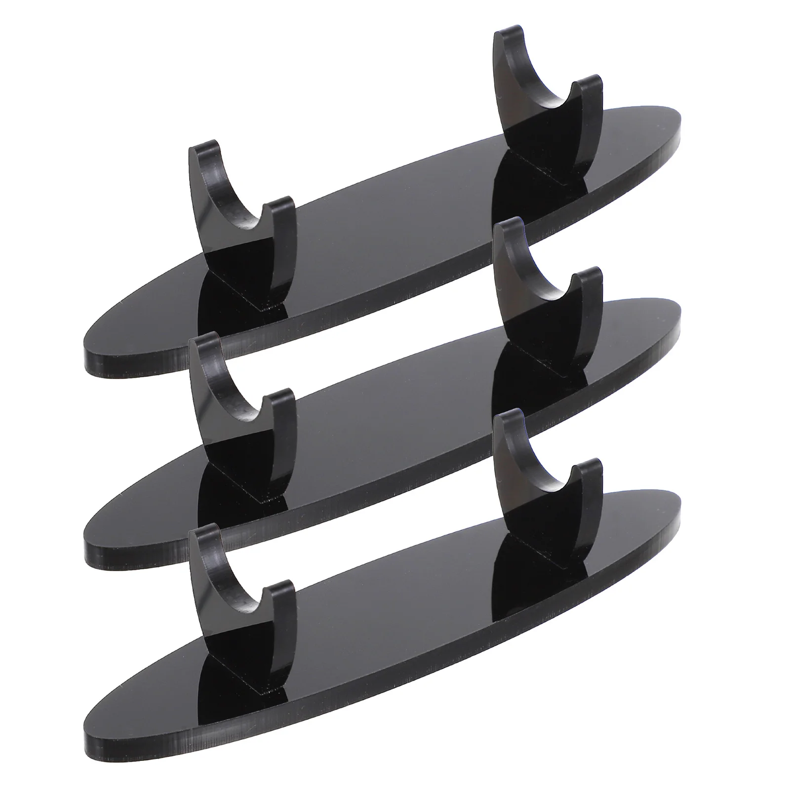 

3Pcs Acrylic Pen Stand Organizer Modern Elegance Ballpoint Pen Holder Desk Accessories Paintbrush Drying Rack Makeup Brush Rack