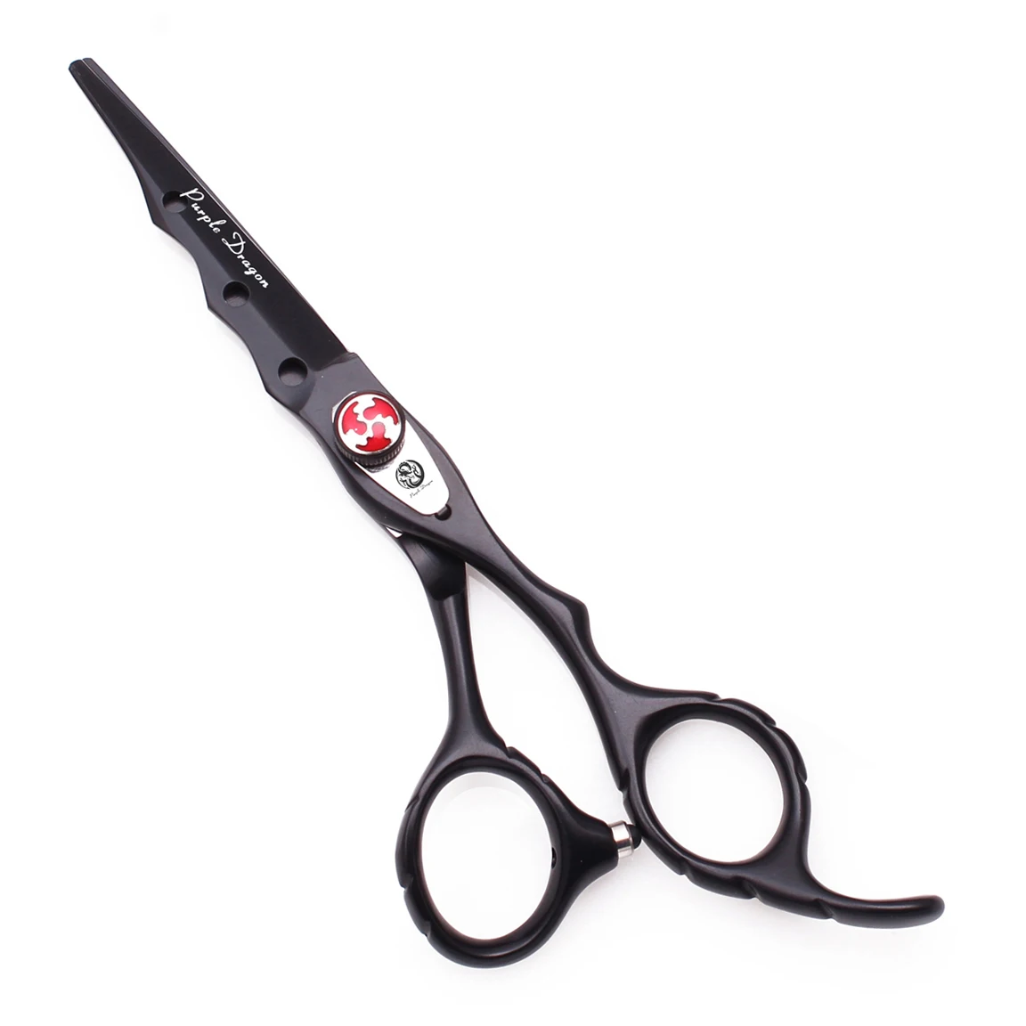 Professionelle Haarschere 6 Zoll Japan Edelstahl Haarschere Schwarz Haarschneideschere Rot Effilierschere Friseursalon Z1019 – Detail 3