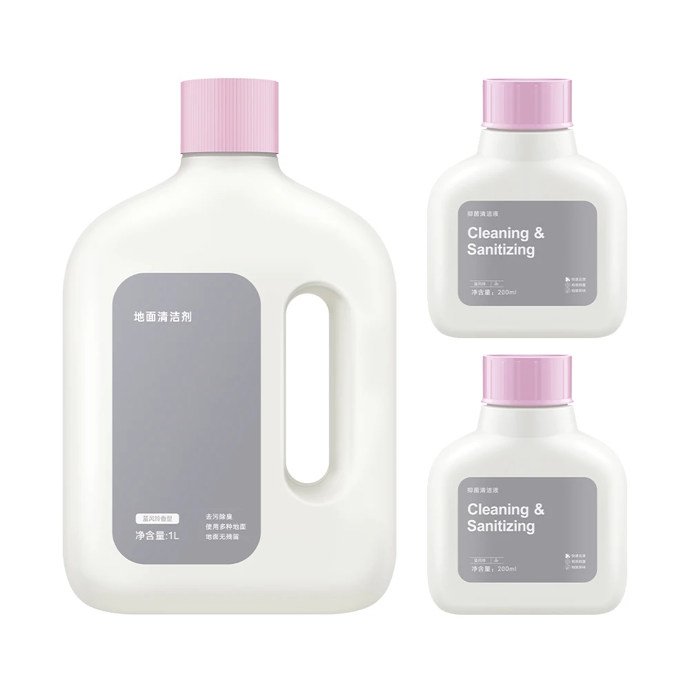 Para xiaomi mijia todos os modelos aspirador de pó robótico solução limpeza varrendo robô elemento diário limpador de chão fluido 200ml 1l