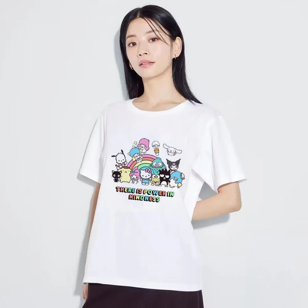 Friends Kindness T-Shirt Colorful Punny Mushroom Shirt Vegan Tee Women Trendy Casual vintage Top