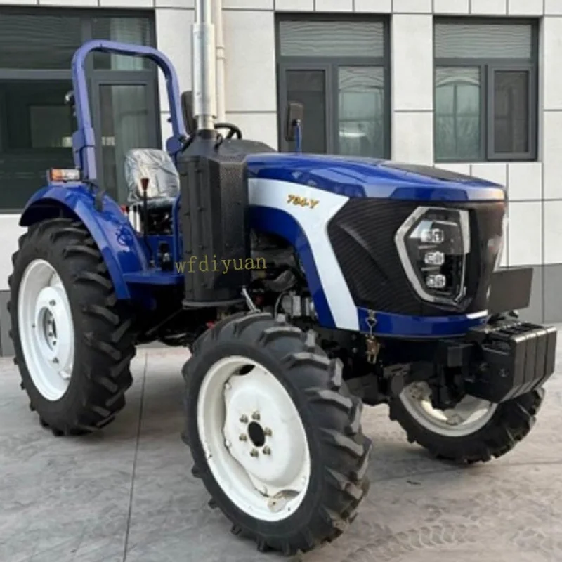 durable：Loader bucket small farm tractors cheap compact hand operated trailer tractor for garden use for agricultural use