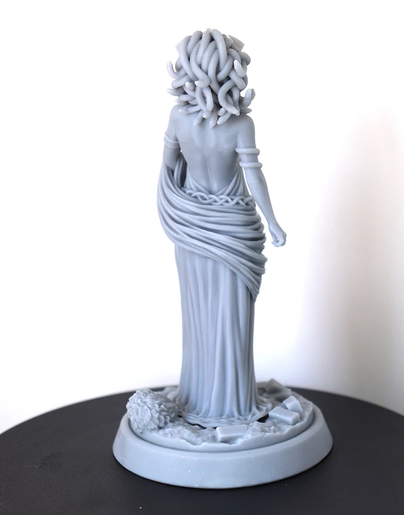 1/24 75mm  1/18 100mm Resin Model  Medusa Queen Snake Unpainted No Color RW-138