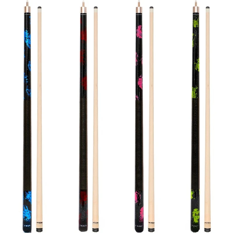 4 Pieces Pool Stick Cue Stick 58 inch 18 oz 19  20 oz 21 Pool Cue Billiard House Bar Pool Cue