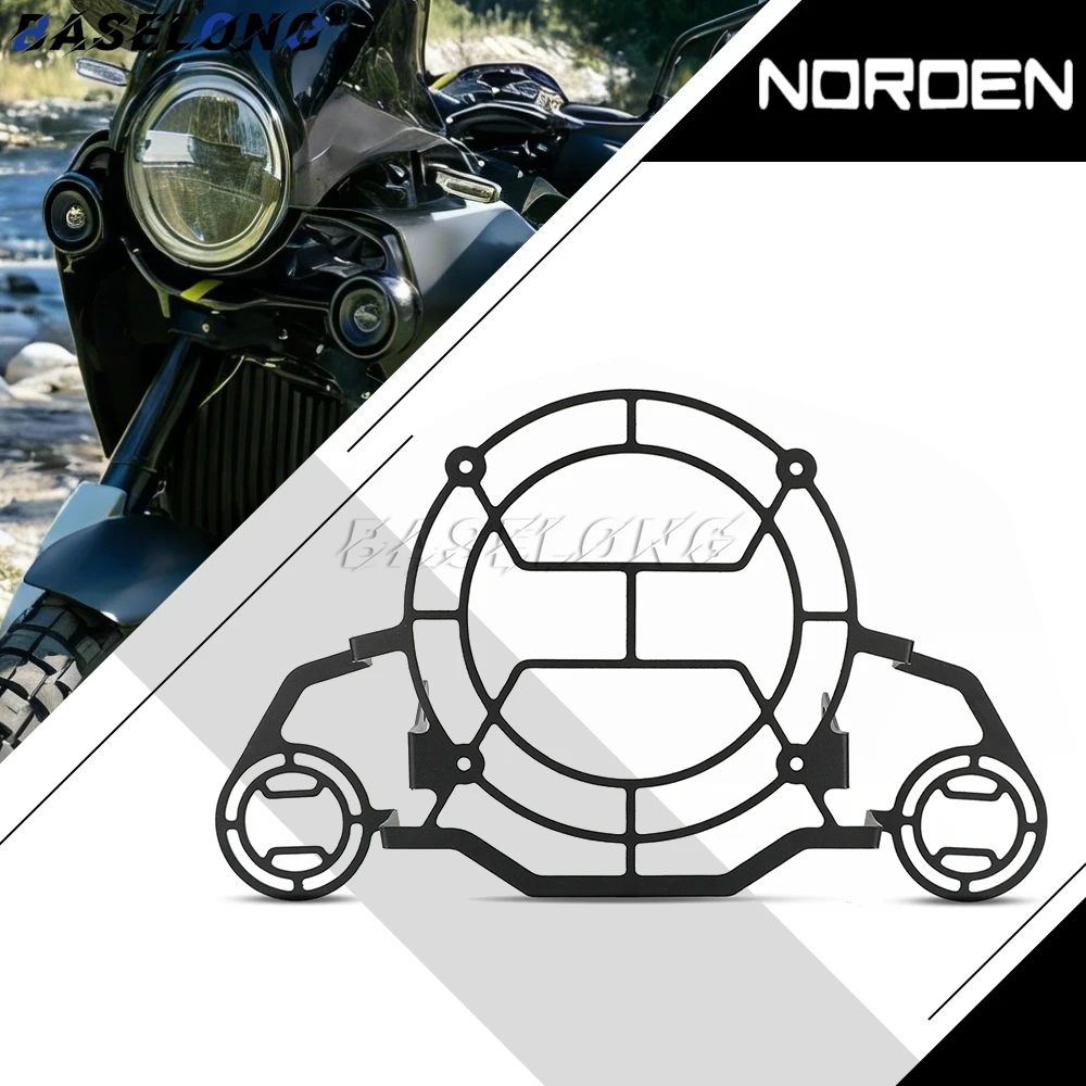 

Motorcycle Headlight Guard Protection Cover Lamp Spotlight Guard Set For Husqvarna Norden 901 Norden901 2022 2023 2024 2025 2026