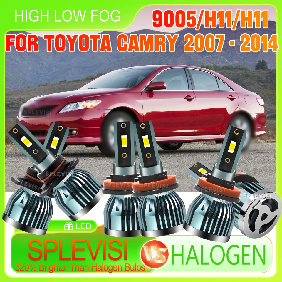 

Tool-Free Installation durable LED Headlight high low beam foglight For Toyota Camry 2007 2008 2009 2010 2011 2012 2013 2014