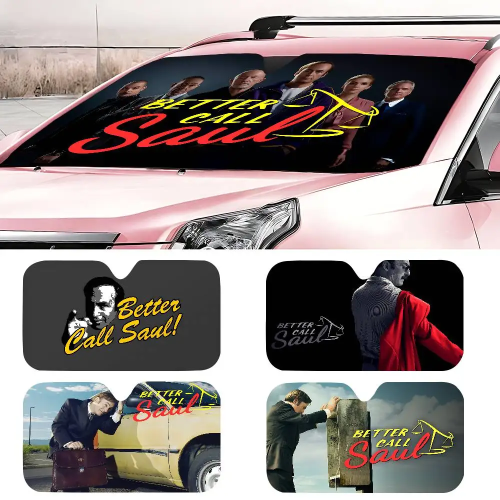 

Movie TV S-Series B-Better C-Call S-Saul Car Solar Protection Heated Windshield Sunshade Window Cover Sun Shade Auto Sun Visor