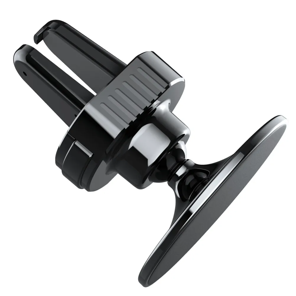 Support de téléphone pour voiture à fixation sur grille d'aération, rotation à 360 degrés, fixation par nano-sucette, stable, sans résidu, adhésif réutilisable, support GPS pour voiture