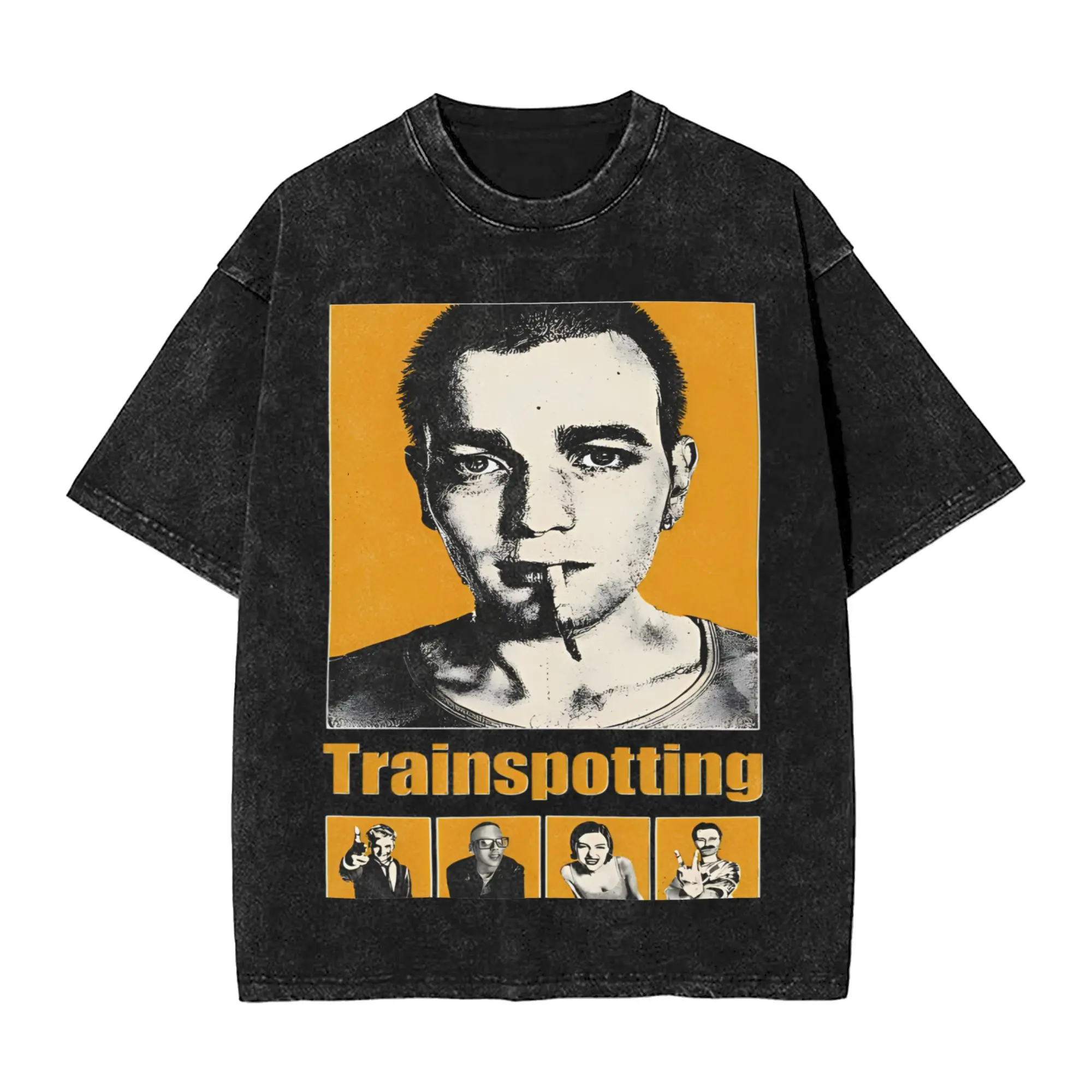 

Trainspotting Film T Shirt Loose T-Shirts Short Sleeves Vintage Tshirt Summer Cotton O-Neck Oversized Top Tees