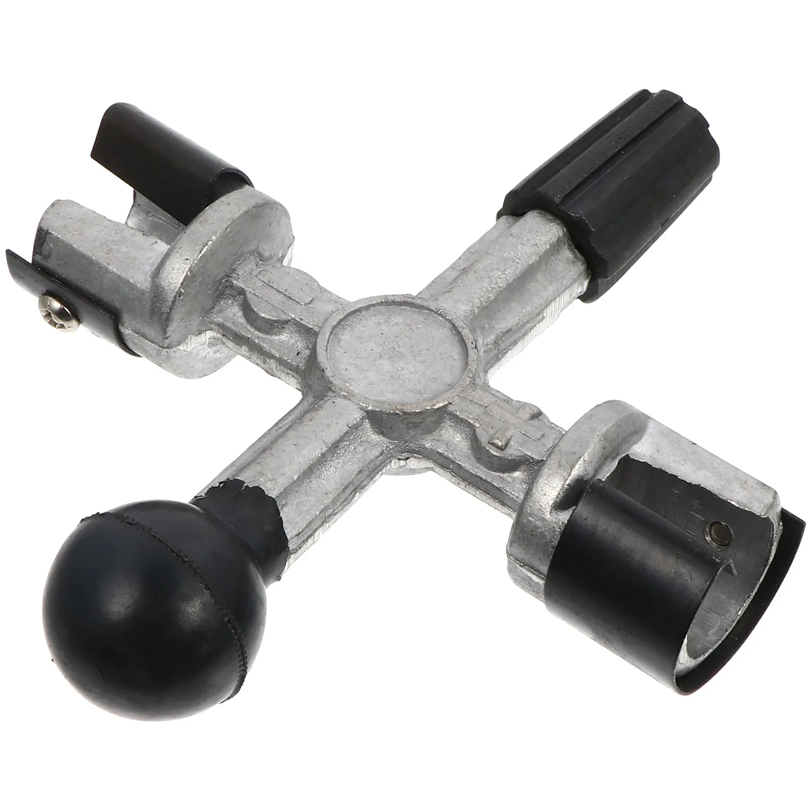 

4 Way Terminal Cleaner Post Scraper Reamer Tool Aluminum Blades Positive Negative Marked for Truck Car Rv Use