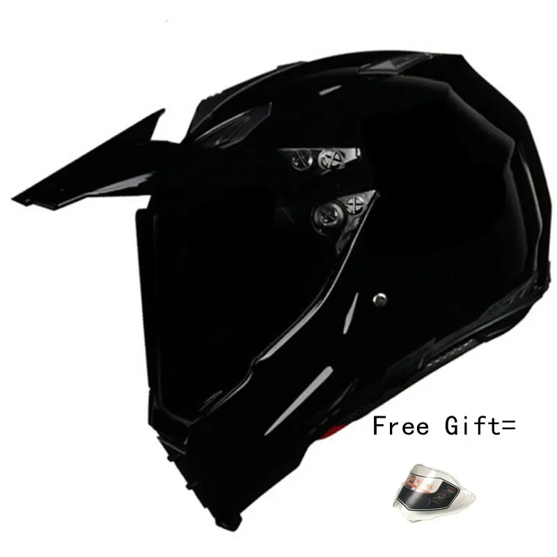 Adult Off-Road Motorcycle Helmet Downhill AM DH Cross with Dark Lens Included S M XXL Bike Riding Safety Gear
