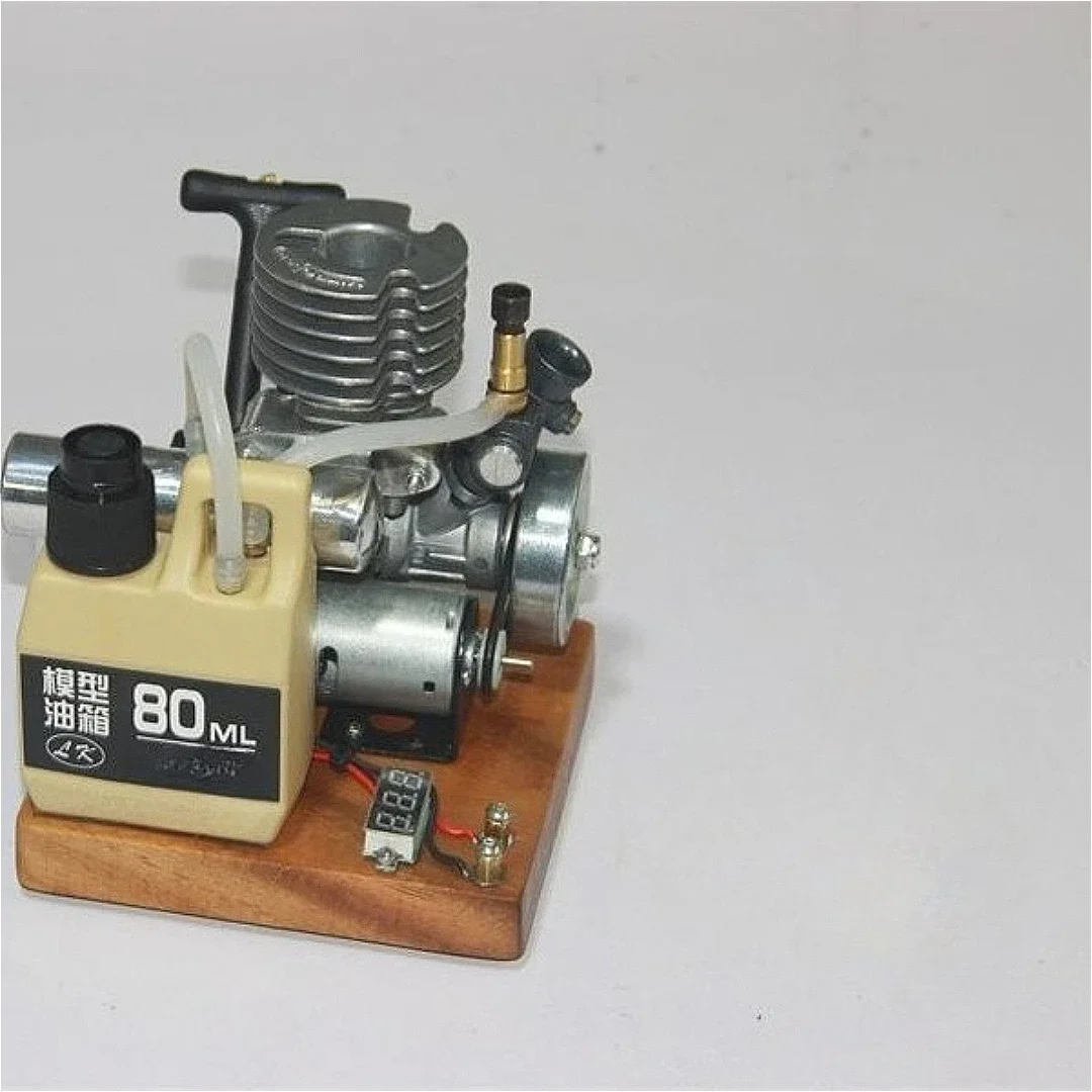 NF 15 Stage Methanol Engine Converted Into Generator with Lighting Capabilities Experimental Teaching Aids Engine Ornament Gift