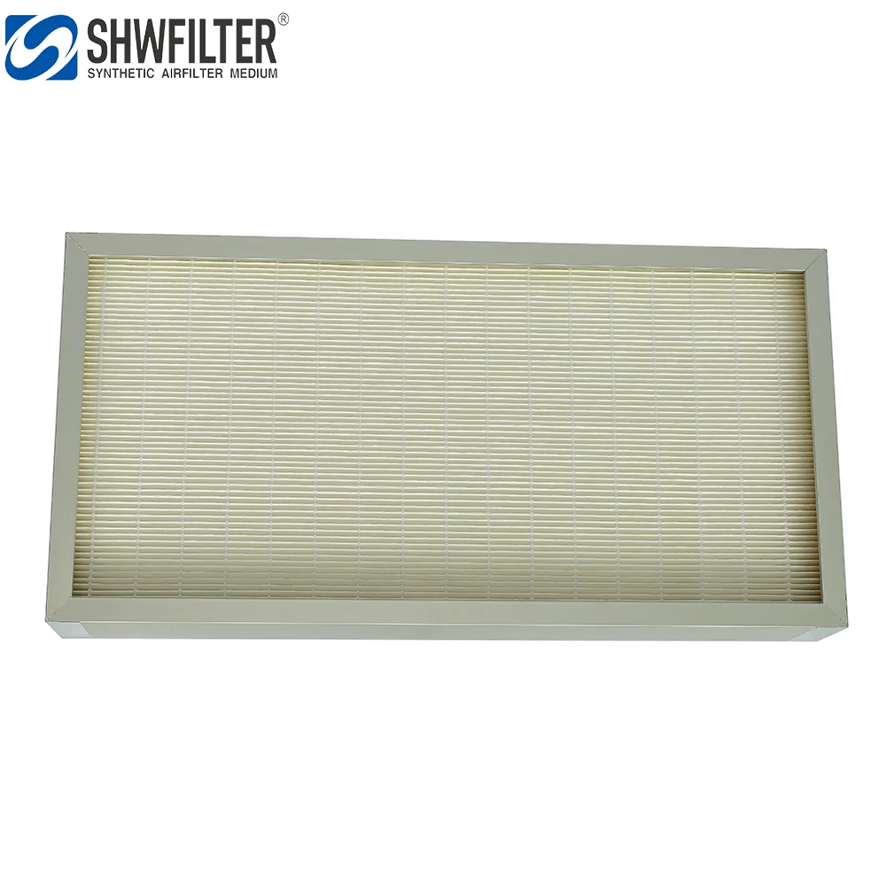 High Quality H13/H14 HEPA Filter PTFE Filter Paper 99.99% Efficiency Aluminum Alloy Frame for Electronic Industry New Industrial