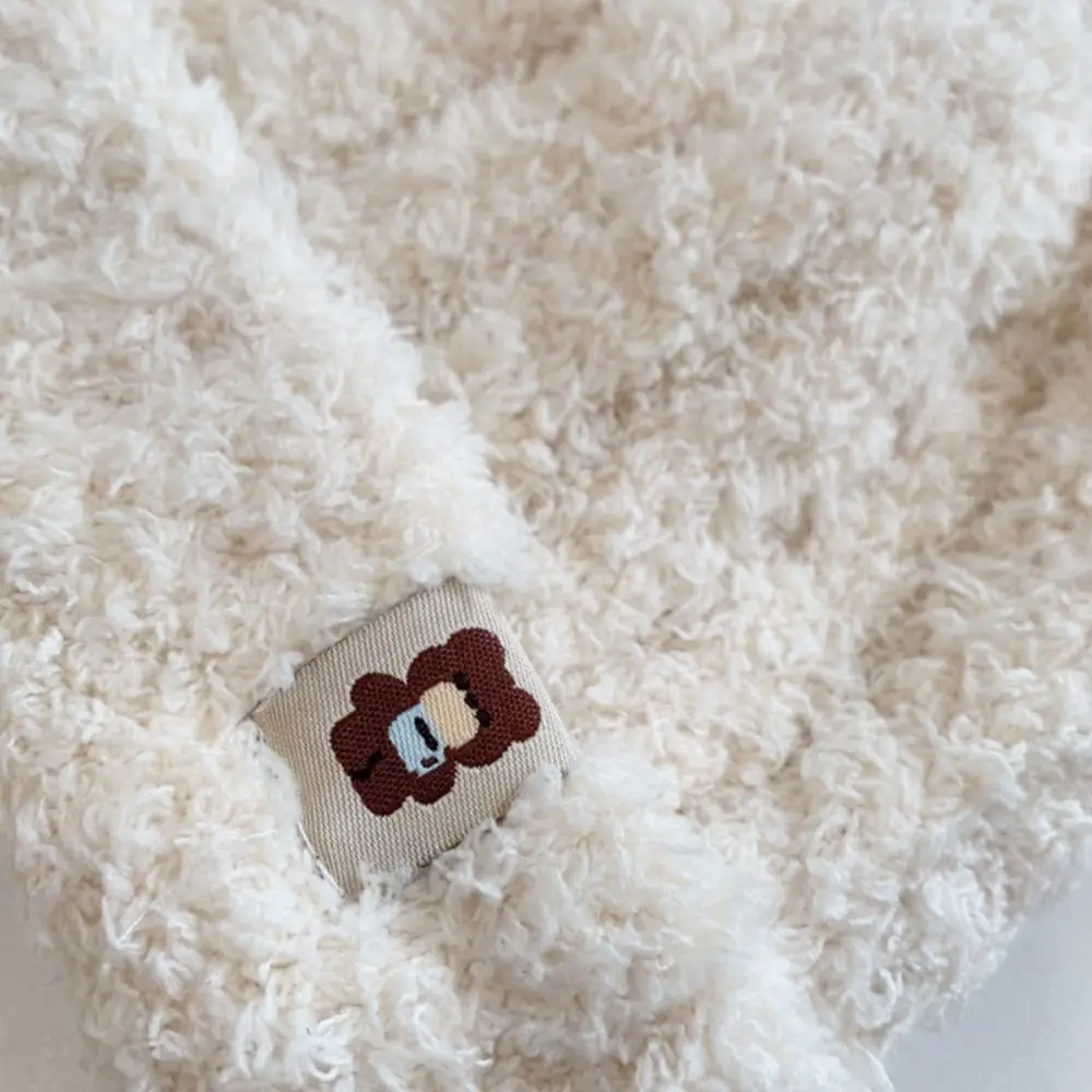 

Комплект: детская шапка в корейском стиле с шарфом, милый мультяшный медведь, мягкая ветрозащитная шапка-шарф для защиты ушей младенцев