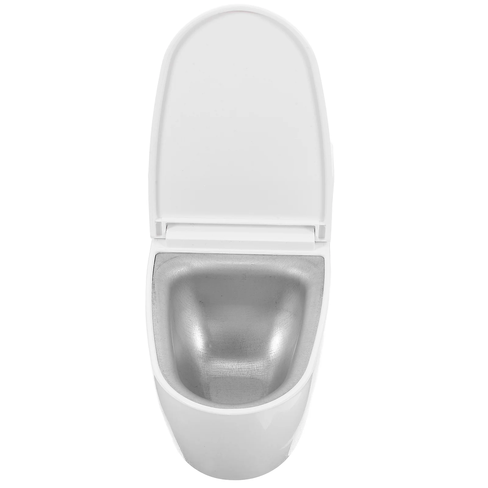 

Creative Toilet Shaped Ashtray With Lid Wall Mounted Windproof Ashtray For Bathroom Home Office Cigarette Ash Holder Stainless