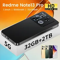 Original Redme Note 13 Pro Smartphone 5G Mobile Phone 7.3 Inch Full Screen 8000mAh Battery Dual SIM Android 14 Fast Delivery