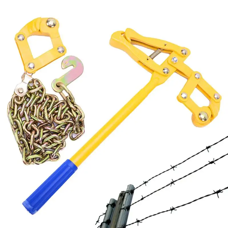 Chain Fence Strainer Wire Tensioner Tool Fence Stretcher Tool Compact And Heavy Duty Chain Strainer For Farm Fence And Cattle