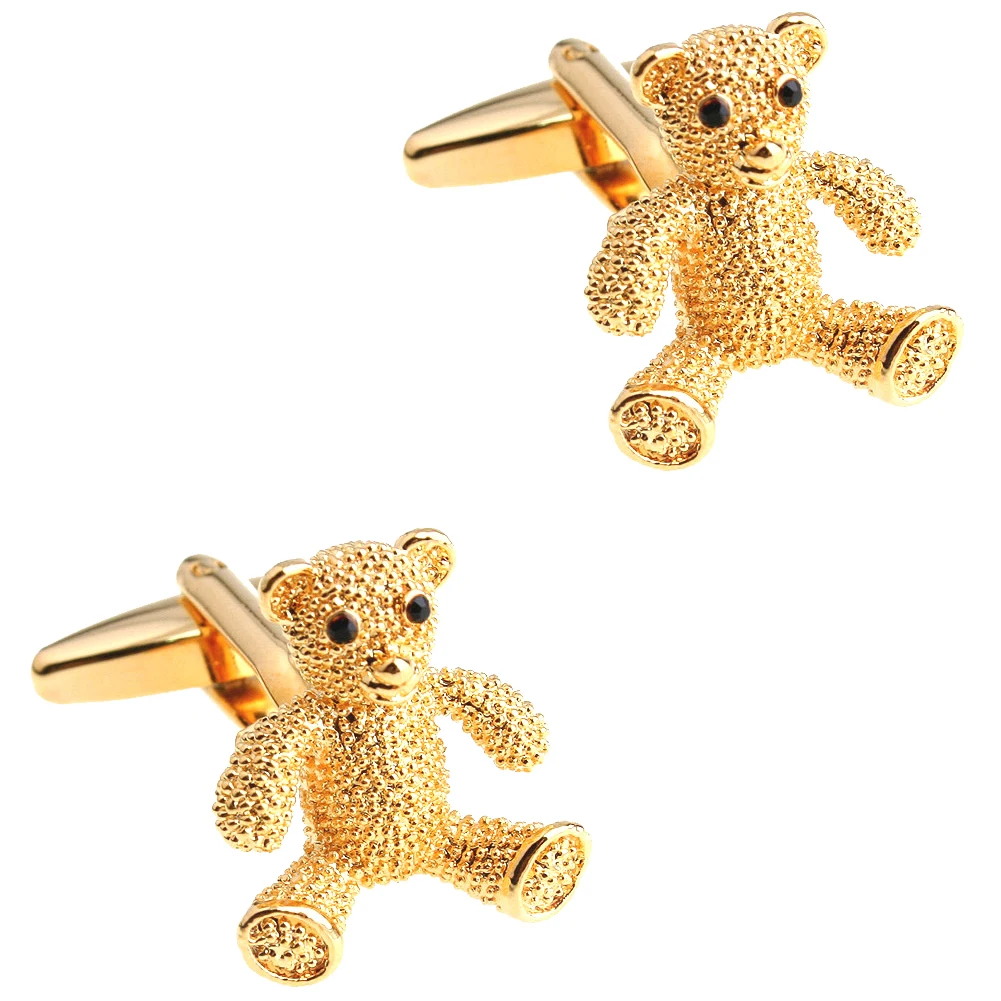 28 Designs Duck Dragon Butterfly Cufflinks Men Bear Fish Dinosaur Cuff Links 2 Pairs
