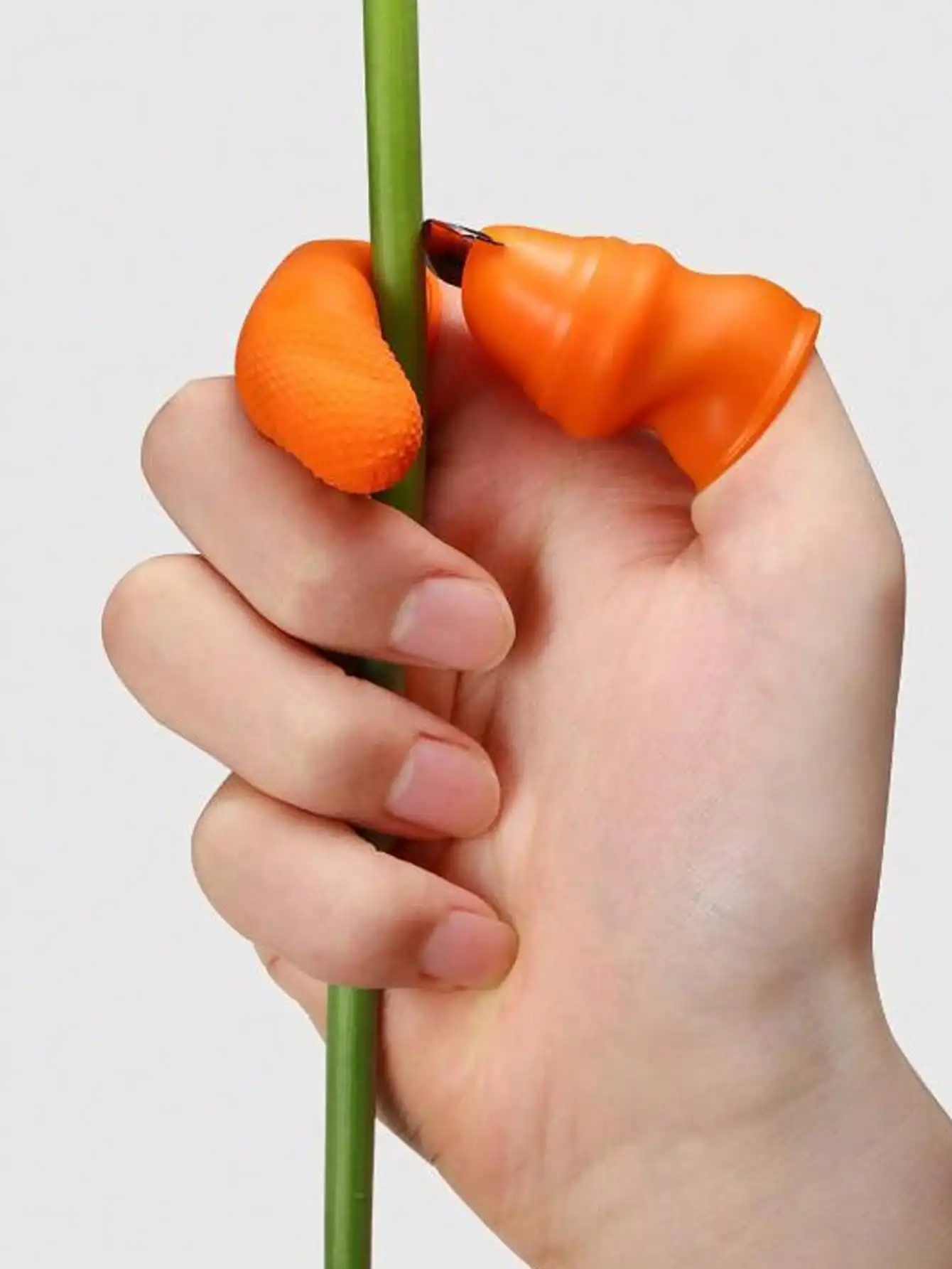 Small [send 5 index finger sets] 1 set thumb knife vegetable tool kitchen nail peeling bean finger sets pick vegetables