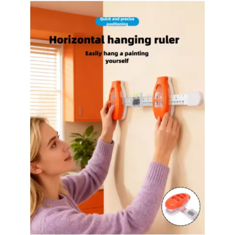 Multifunctional Picture-Hanging Level, a Tool for Aligning Picture Frames, Ideal for Installing Wall Art and DIY Hanging Project