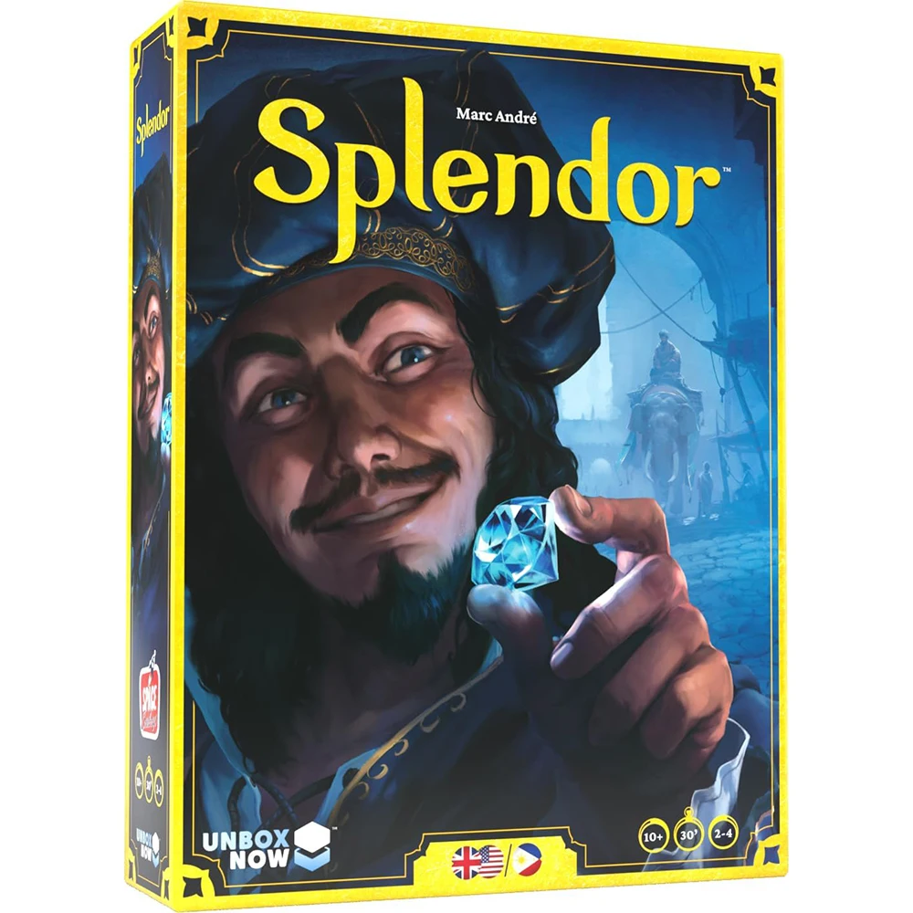 Splendor Board Game Master The Art of Wealth and Prestige Engaging Gem Minding Strategy Game 2-4 Players English 2025 New