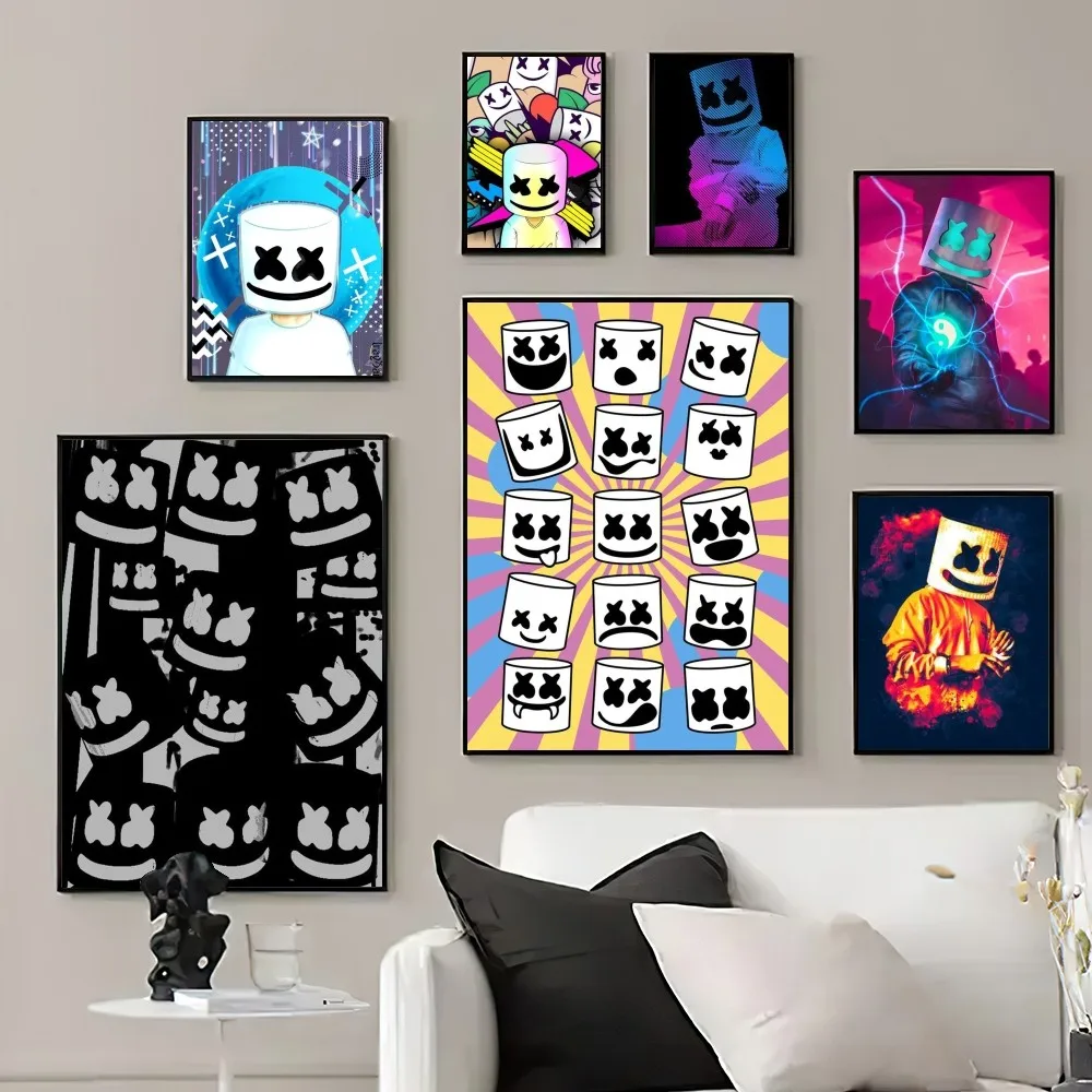 DJ M-MARSHMELLO Poster Prints Wall Pictures Living Room Home Decoration