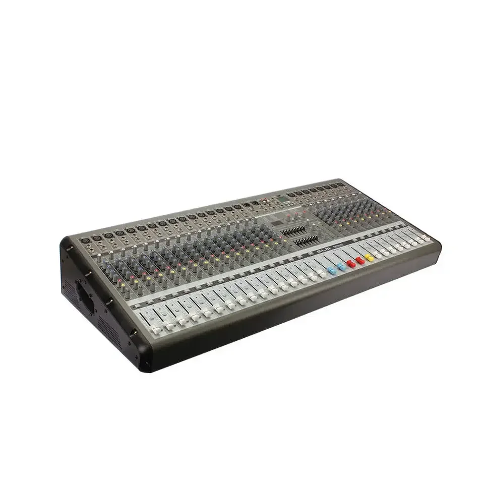 Gorąca sprzedaż Dj 650W Power Mixer Console 24dsp Profesjonalny 24-kanałowy mikser audio na scenę