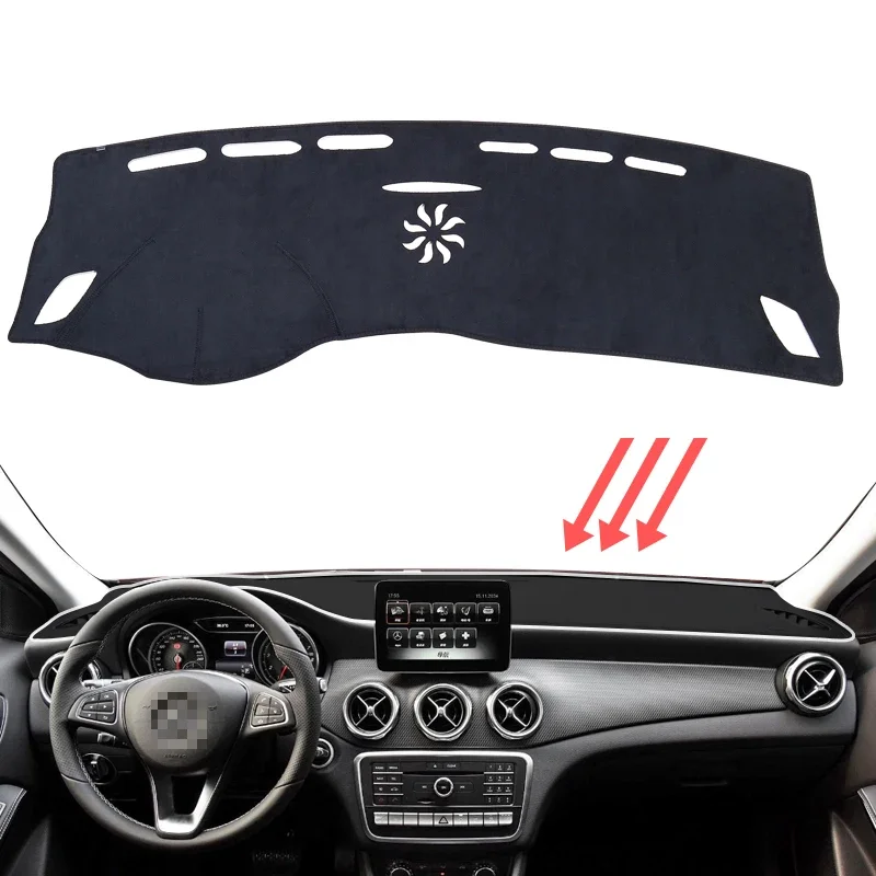 

For Benz CLA C117 2013 2014 2015 2016 2017 2018 2019 Car Dashboard Mat Sunshade Protective Carpet Dash Pad Dashmat