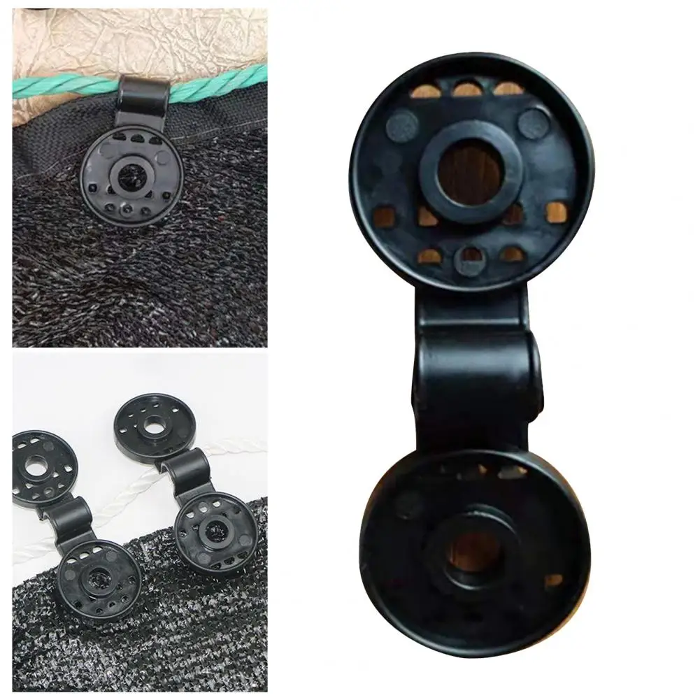 

10Pcs Sunshade Net Clip Double Fasten Reusable Round Garden Tools Plastic Anti-bard Net Fence Netting Fixed Buckle for Outdoor
