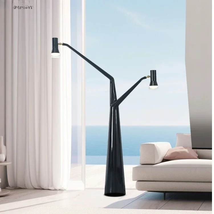 Postmodern branch shape, sculpture floor lamp hotel living room