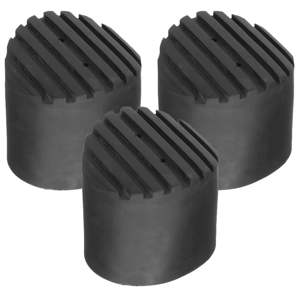 

3pcs Non-Slip Ladder Foot Covers Thickened Rubber Feet Protectors For Extension Telescoping Ladders Ladder Accessories Building