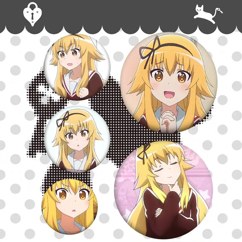 1pc Konoha Suetsugi Anime Characters Cartoon Style Badge Brooches On Backpack Decoration Round Enamel Pins For Accessorys