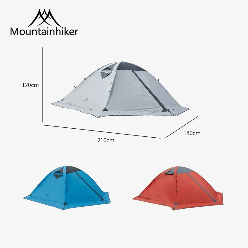 Mountainhiker tent outdoor portable folding camping equipment windproof and rainproof three seasons tent cloud sea