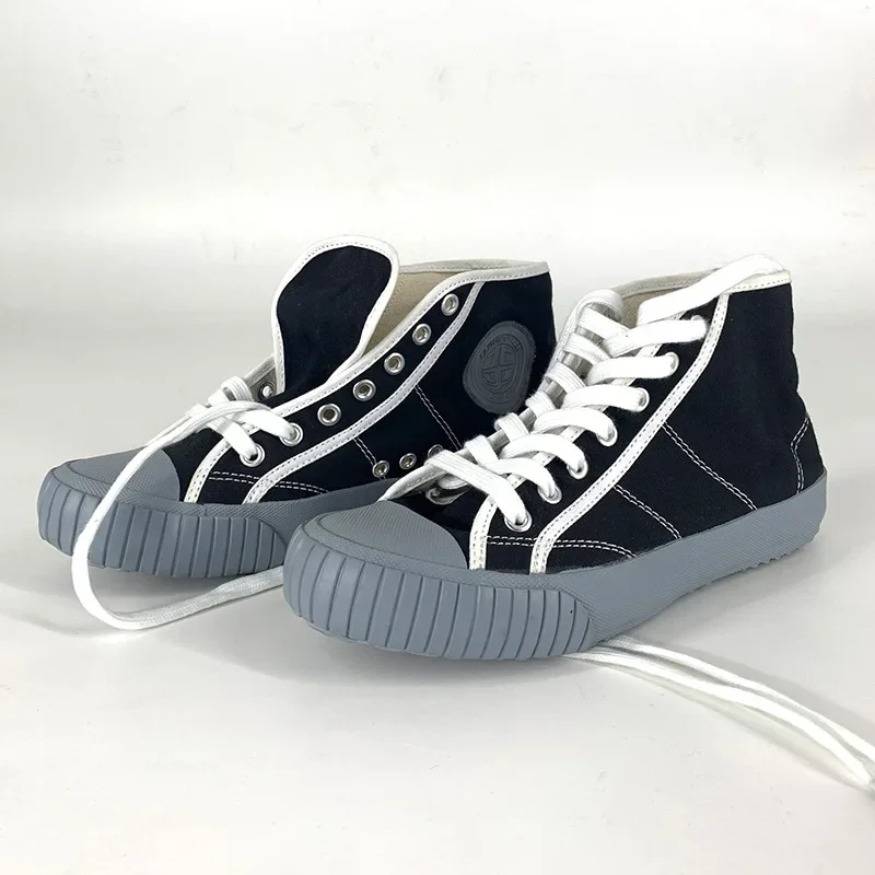 China-Chic canvas shoes, high top vulcanized shoes, retro , sports casual men\'s high-end lovers\' shoes