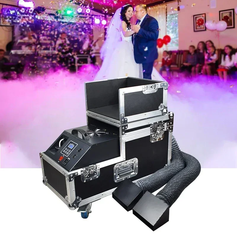 3000W Wireless DMX Low Lying Water Base Smoke Fog Machine for Wedding DJ Stage Party