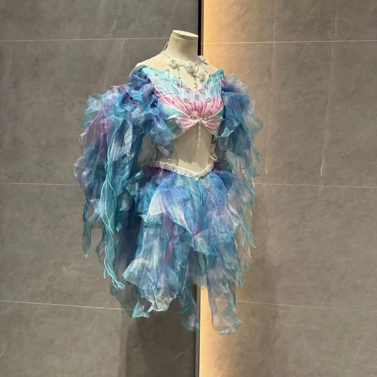 Mermaid Water Dance Skirt Princess Dress Aquarium Underwater Diving Beach Photoshoot Swimsuit view 5