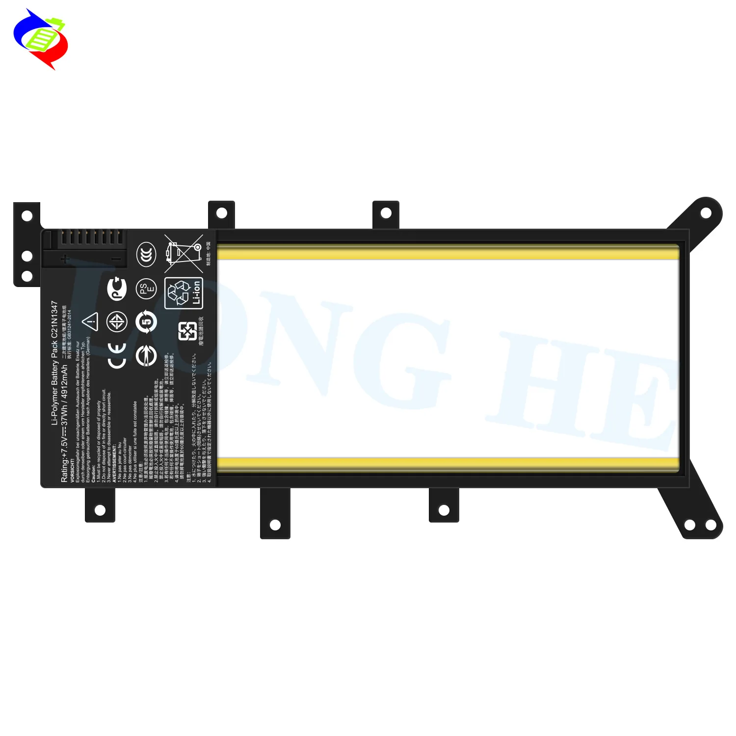 C21N1347 Laptop Battery for Asus X555 X555LJ X555LD X555LP X555LN X554L F554L F555L R556 Y583L W519L A555L 7.5V 37Wh Battery