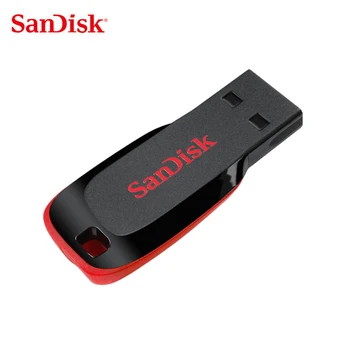 SanDisk محرك فلاش USB 32 جيجابايت 16 جيجابايت محرك القلم 128 جيجابايت USB 2.0 ذاكرة عصا بندريف 64 جيجابايت فلاش القرص CZ50