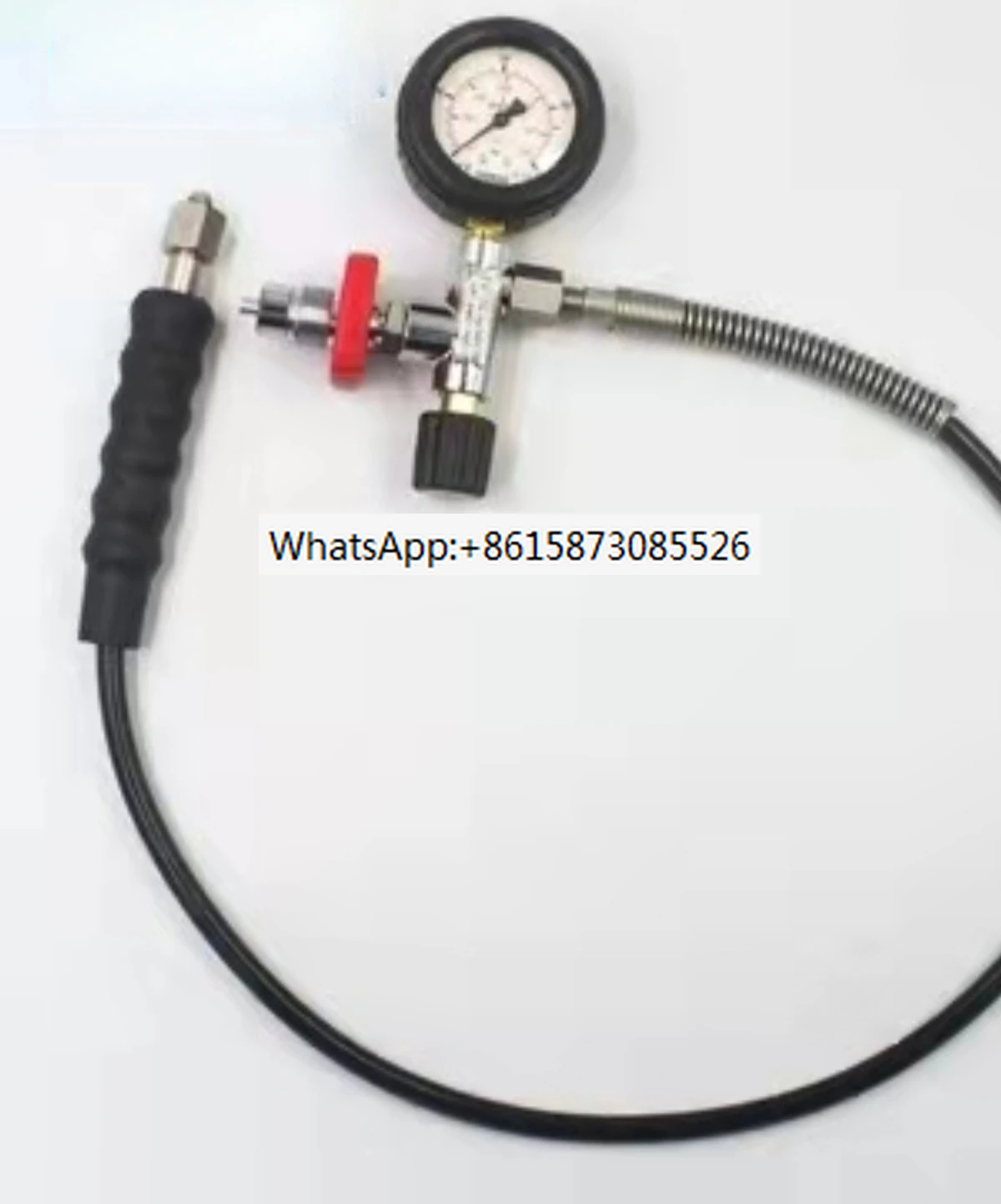 High pressure inflation valve 300bar can charge 12L breathing bottle valve pressure gauge connector