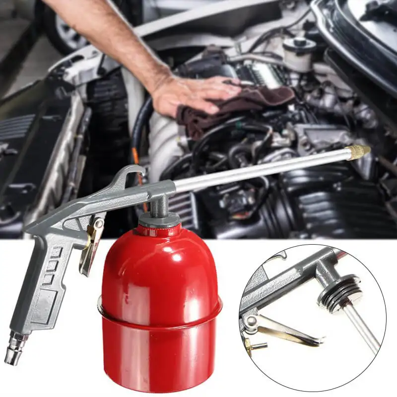 

Automobile engine oil duct cleaning gun Car Auto Engine Cleaning Guns Solvent Air Sprayer Degreaser Siphon Tools Gray For Motor