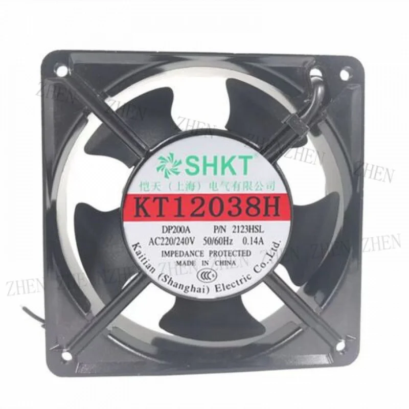 

Y Новый охлаждающий вентилятор KT12038H 120S/B 2123HSL осевой вентилятор 220-240 В #