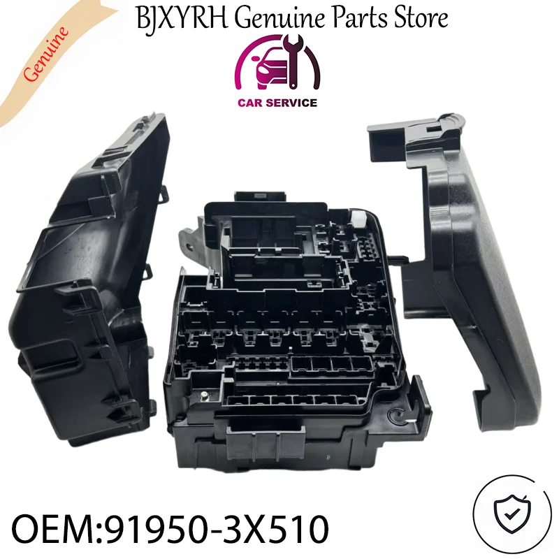 919503X510 Complete Three-Layer Fuse Box Assembly (Without Relays) for Hyundai Elantra 2014-2016 i40 2013 OEM 91950-3X510