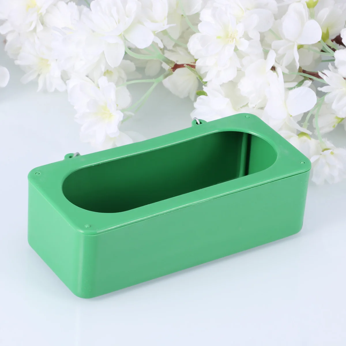 

3 Pcs Containers for Food Back Hook Feeding Bowl Birds Holder Resin Pet Small Parrot