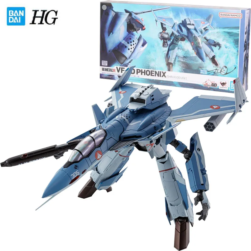 

Bandai Genuine Model Garage Kit Macross Series about 14cm VF-0D PHOENIX Anime Action Figure Toys for Boys Collectible Toy