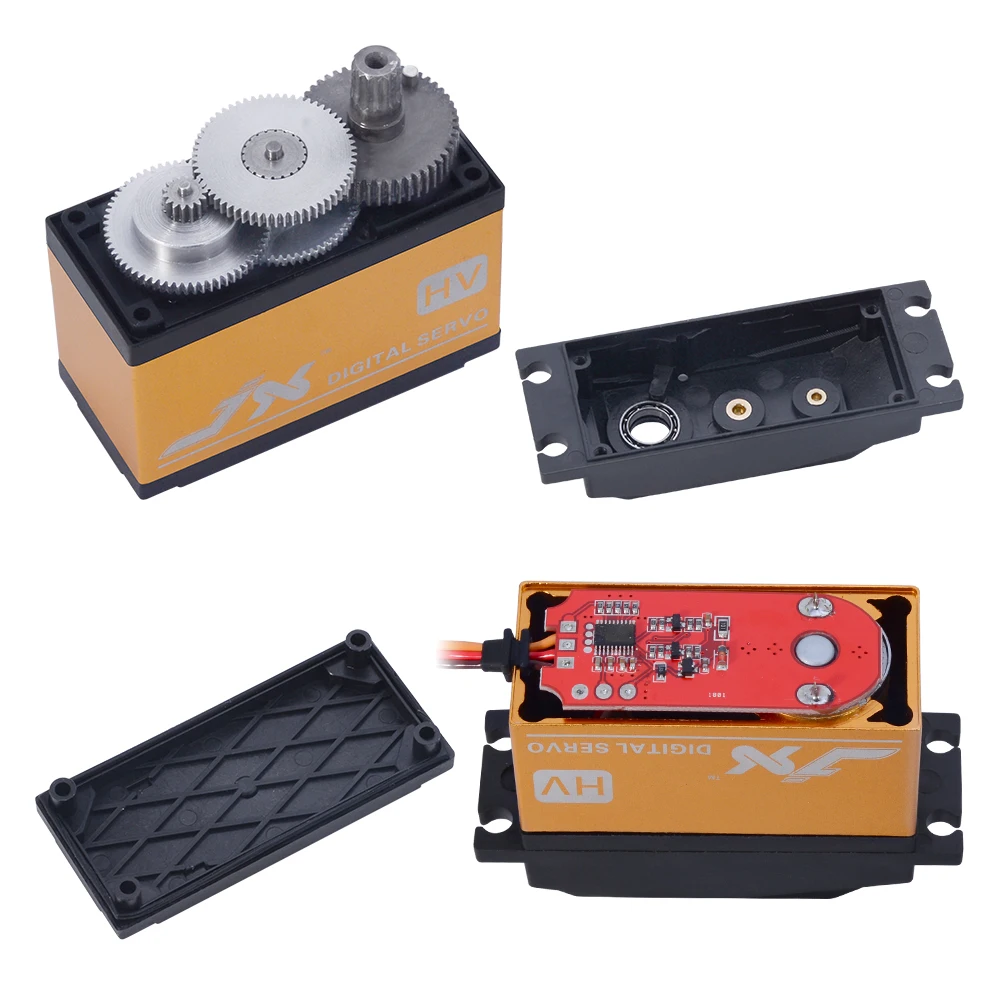 JX PDI-HV2060MG Servo digitale a coppia elevata da 120 gradi 60 kg per parti di elicotteri robot modello RC 1/5 Rc Car