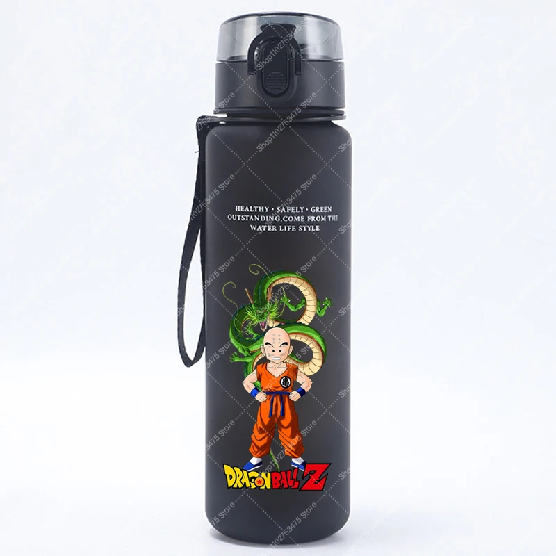 DRAGON BALL Men Anime Sport Water Bottle Kids Portable Plastic Cold Drink Cup Boy Children Juice Container Cups Birthday Gifts