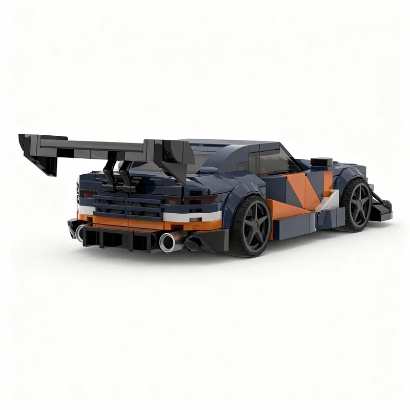 319pcs MOC Nissan Silvia Custom City Champions Model Toys Building Blocks Architecture Christmas Gifts Idea Brick Education