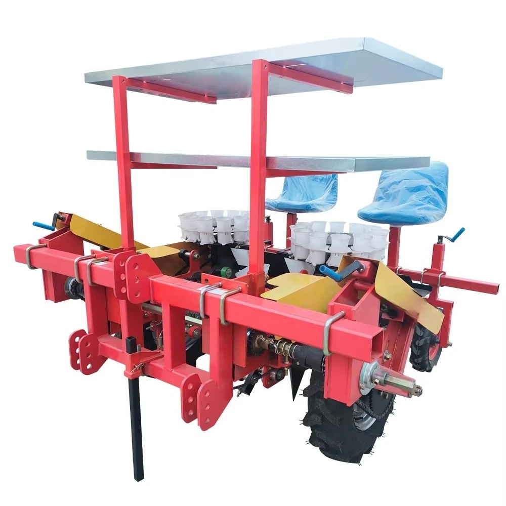 Sapling Transplanting Equipment Beet Planter Onion Seedling Planter High Onion Planter 4 Rows Reliable