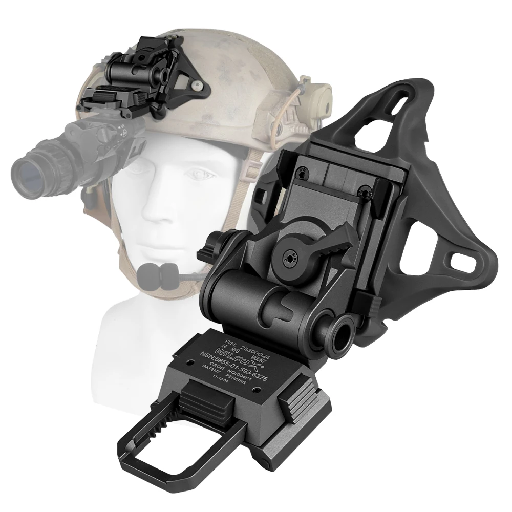 Soporte SPINA L4 G24 para visión nocturna – Montaje NVG casco táctico - imagen 2
