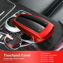 Car Center Console Touchpad Cover Controller Mouse Protector TPU Cover for Mercedes Benz C EQC E GLC CLS GLE GLS 2019-2023