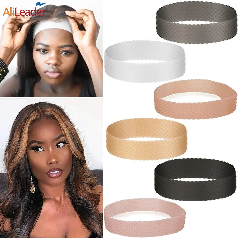 Good Quality Non-Slip Grip Silicone Band for Hold Wigs Extra Hold Transparent Silicone Wig Band Elatic Hair Accessories